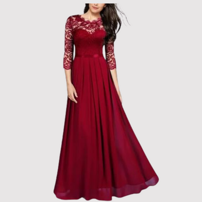 Jansen - Robe sexy en mousseline de dentelle