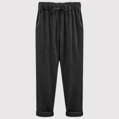 Agnes - Pantalon en coton et lin