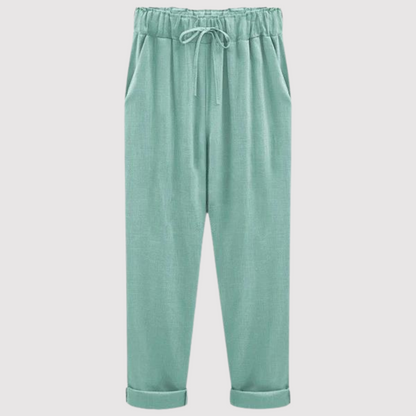 Agnes - Pantalon en coton et lin