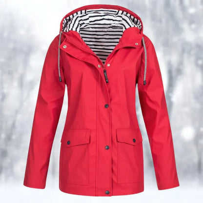 Veste robuste et résistante aux intempéries - coupe-vent, imperméable et confortable pour les femmes