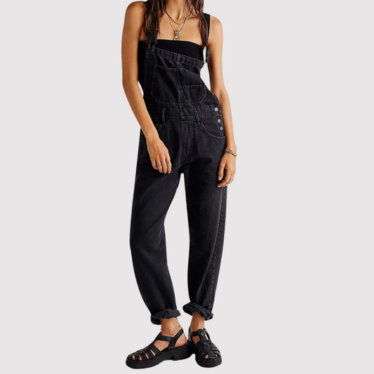 Constance - Pantalon d'ensemble en denim à jambe large