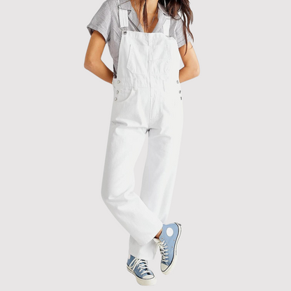Constance - Pantalon d'ensemble en denim à jambe large