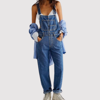 Constance - Pantalon d'ensemble en denim à jambe large