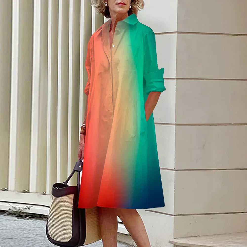 Katherine - Robe avec encolure enveloppante
