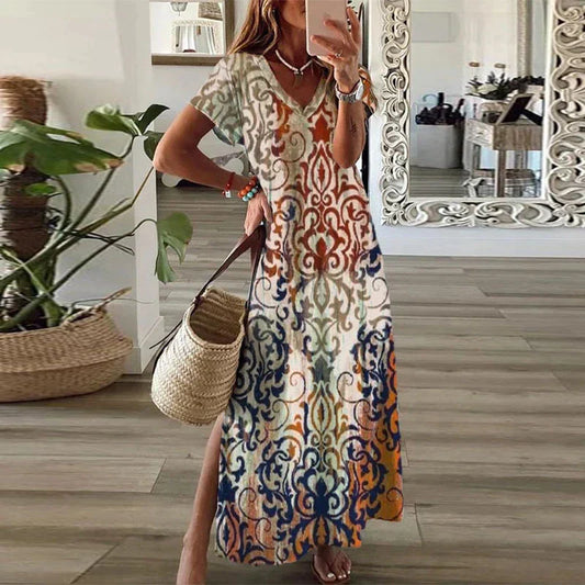 Rowena - Robe vintage à imprimé floral