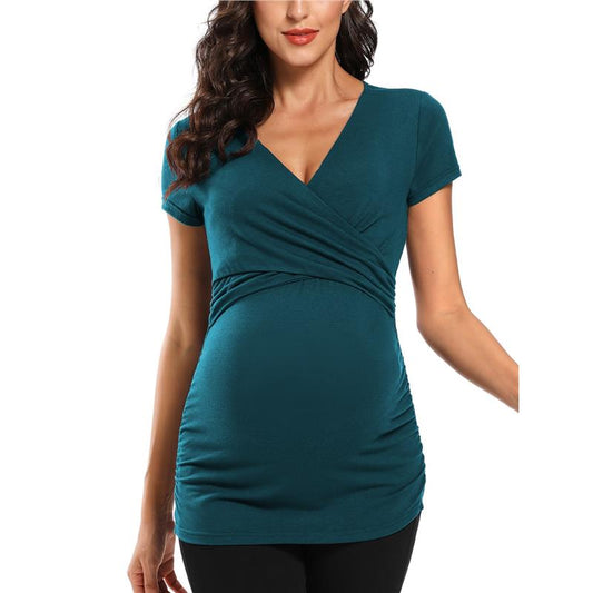 T-shirt d'allaitement | Allaitement facile grâce aux ouvertures au niveau des seins