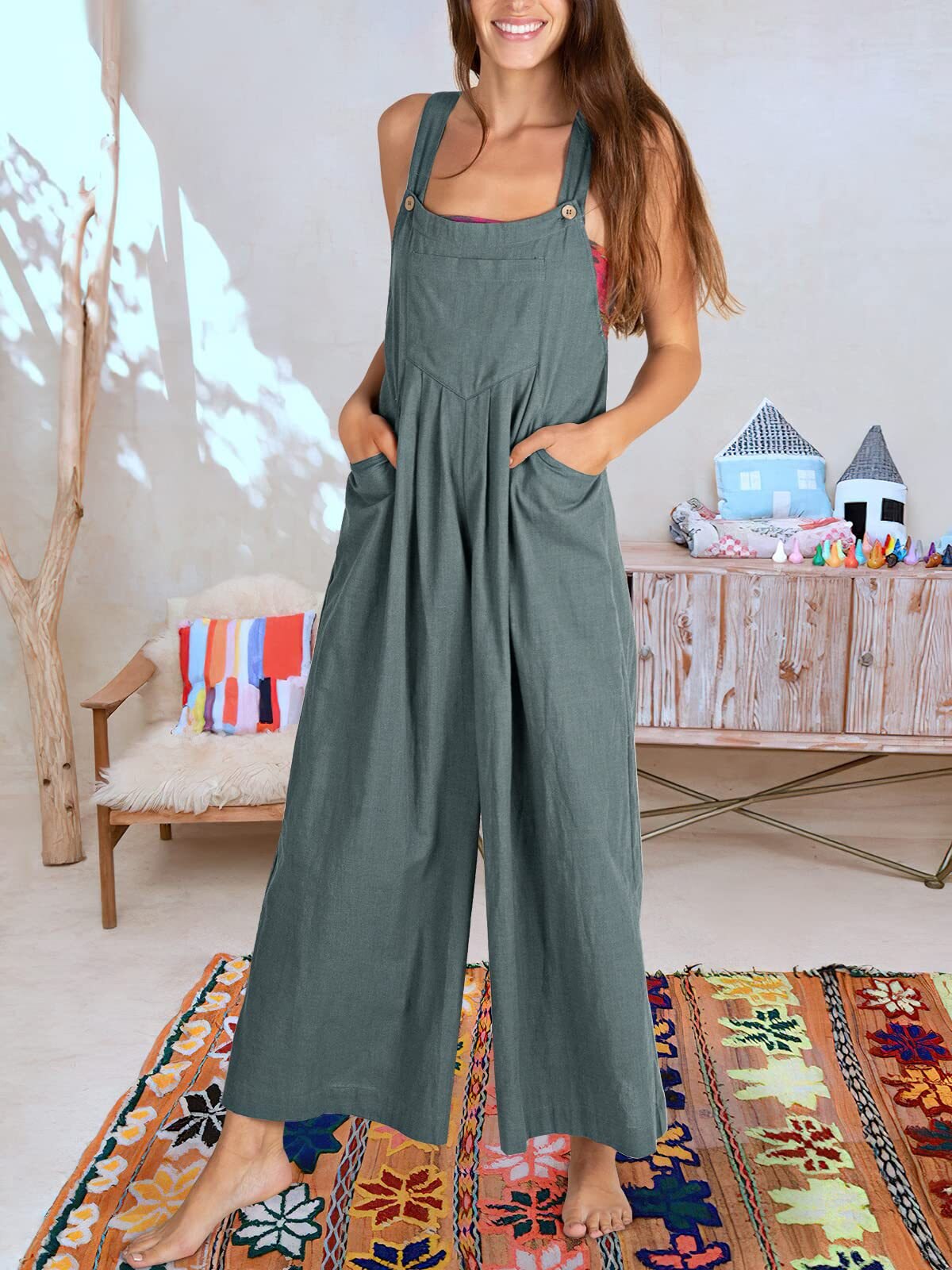 Combinaison sans manches pour femme - Tara