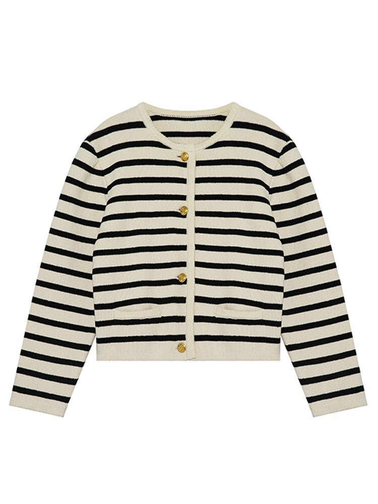 SophiesVest I Cardigan à rayures pour femmes