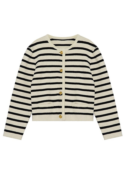 SophiesVest I Cardigan à rayures pour femmes