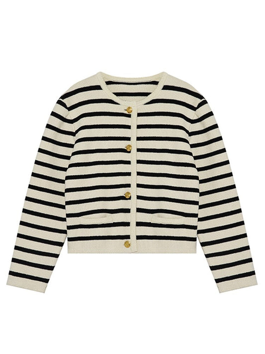 SophiesVest I Cardigan à rayures pour femmes