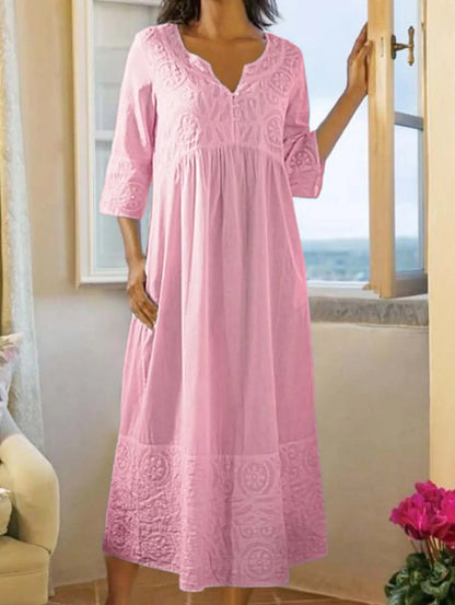 Louela - Plaque en coton et lin