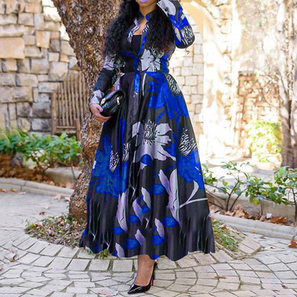 Lucie - Robe élégante à motif floral