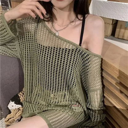 Zeynep-Chaud sweat oversize tricoté pour femmes