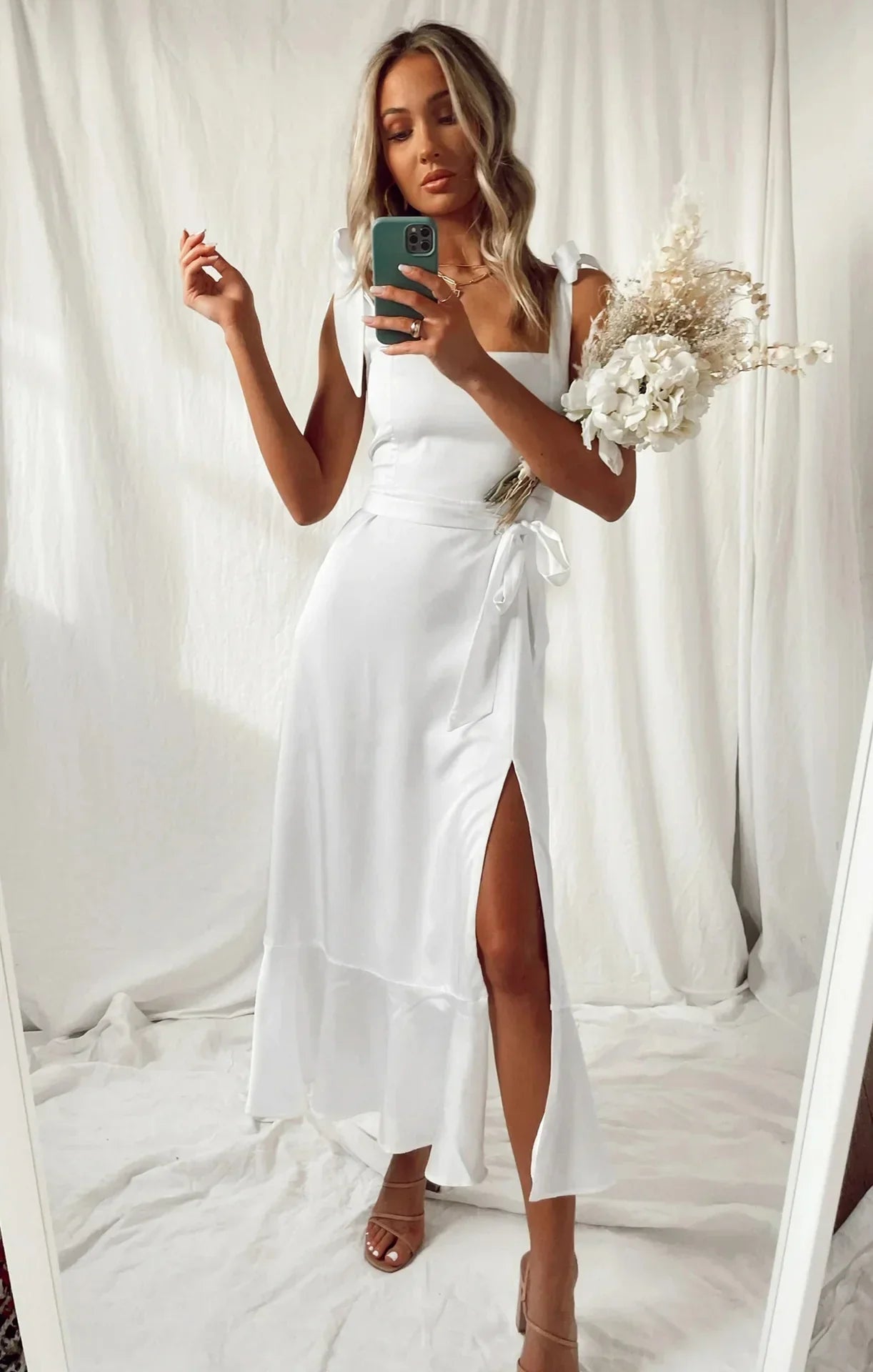 Sallie - Robe d'été élégante pour femmes avec jupe en corde Tempérament