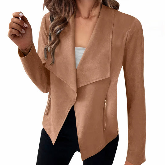 Blazer en daim pour femme - Saskia