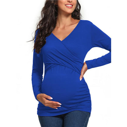 T-shirt d'allaitement | Allaitement facile grâce aux ouvertures au niveau des seins