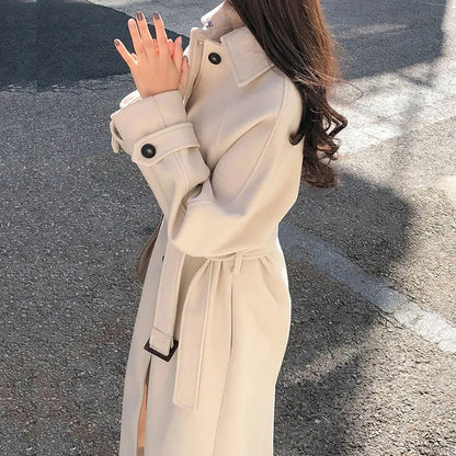 Manteau long élégant