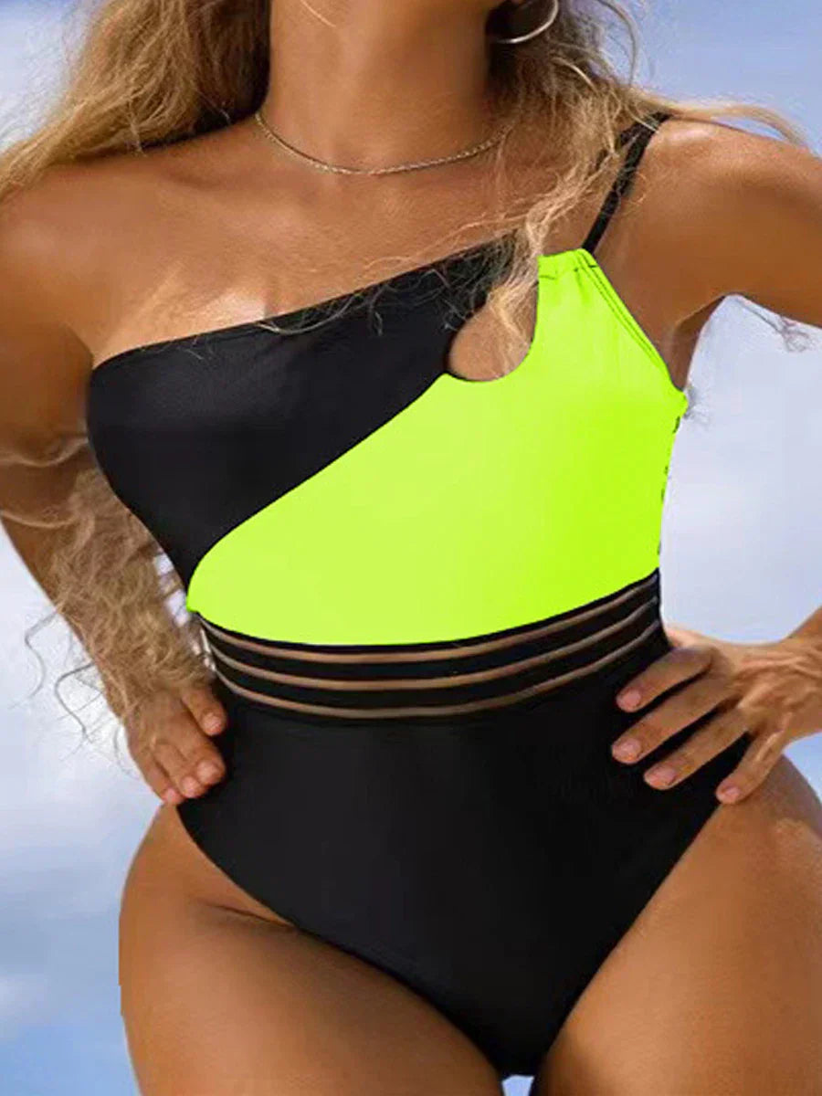 Maillots de bain bikini pour femmes en tissu patchwork body