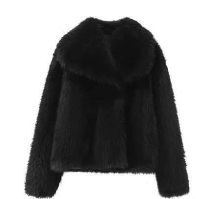Kylee - élégant manteau d'hiver en fourrure