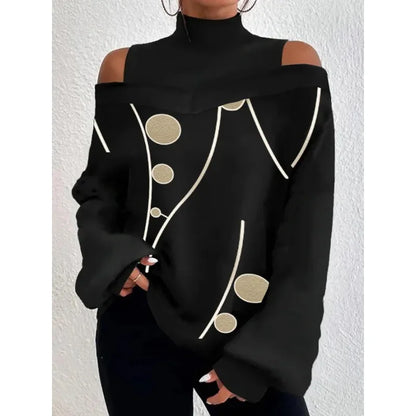 Sweat à col roulé Charmie pour femme