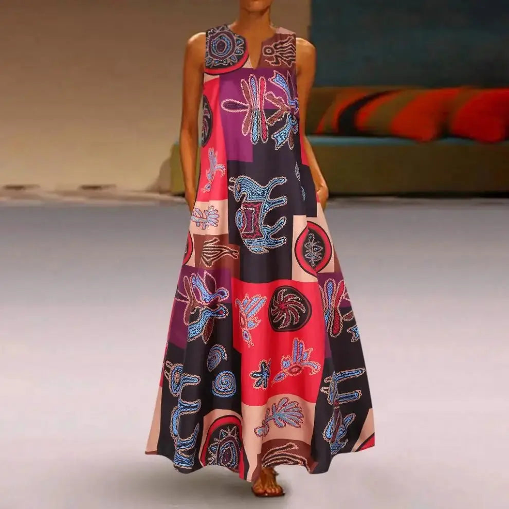 Lorene - Robe vintage à imprimé floral