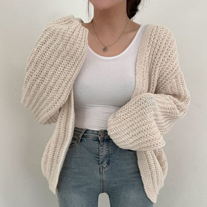 Sofia - Gilet Oversize en Maille Épaisse pour Femmes