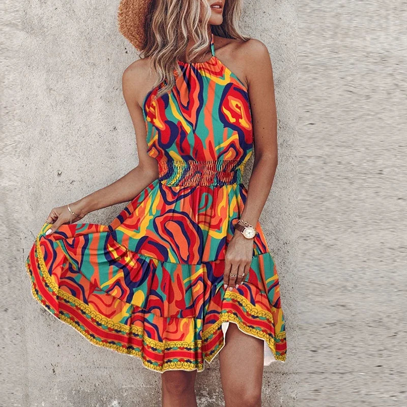 Robe élégante avec ceinture