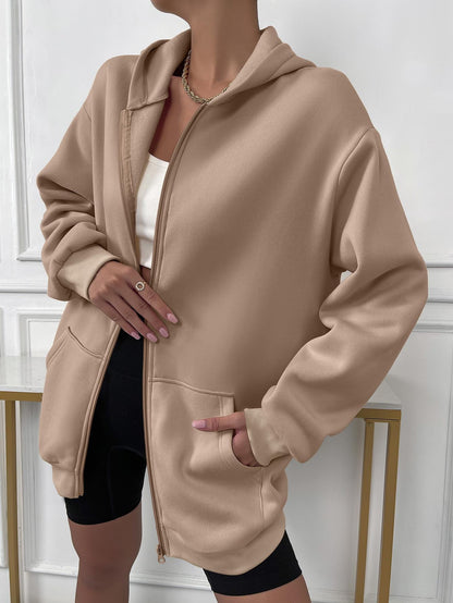 ChristinasVest I Gilet avec fermeture éclair et capuche pour femmes