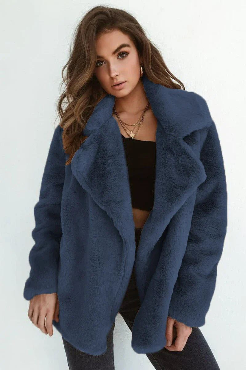 Talia - manteau de peluche chaud