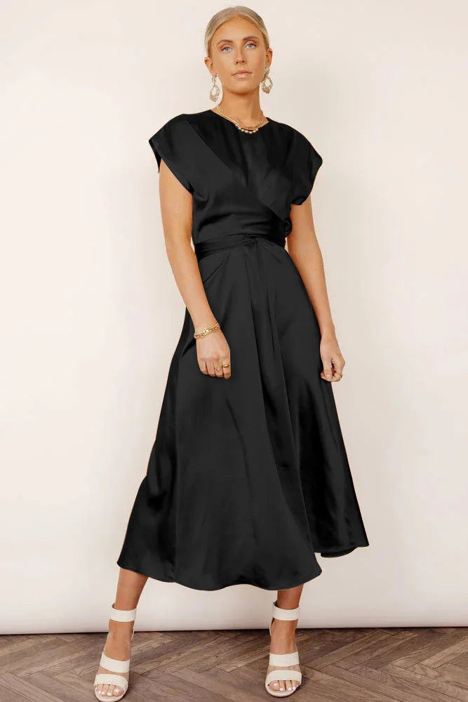 Lotte | Robe de soirée élégante en satin de soie