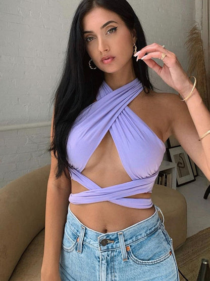 Rosie Halter Top | Top court sexy et estival