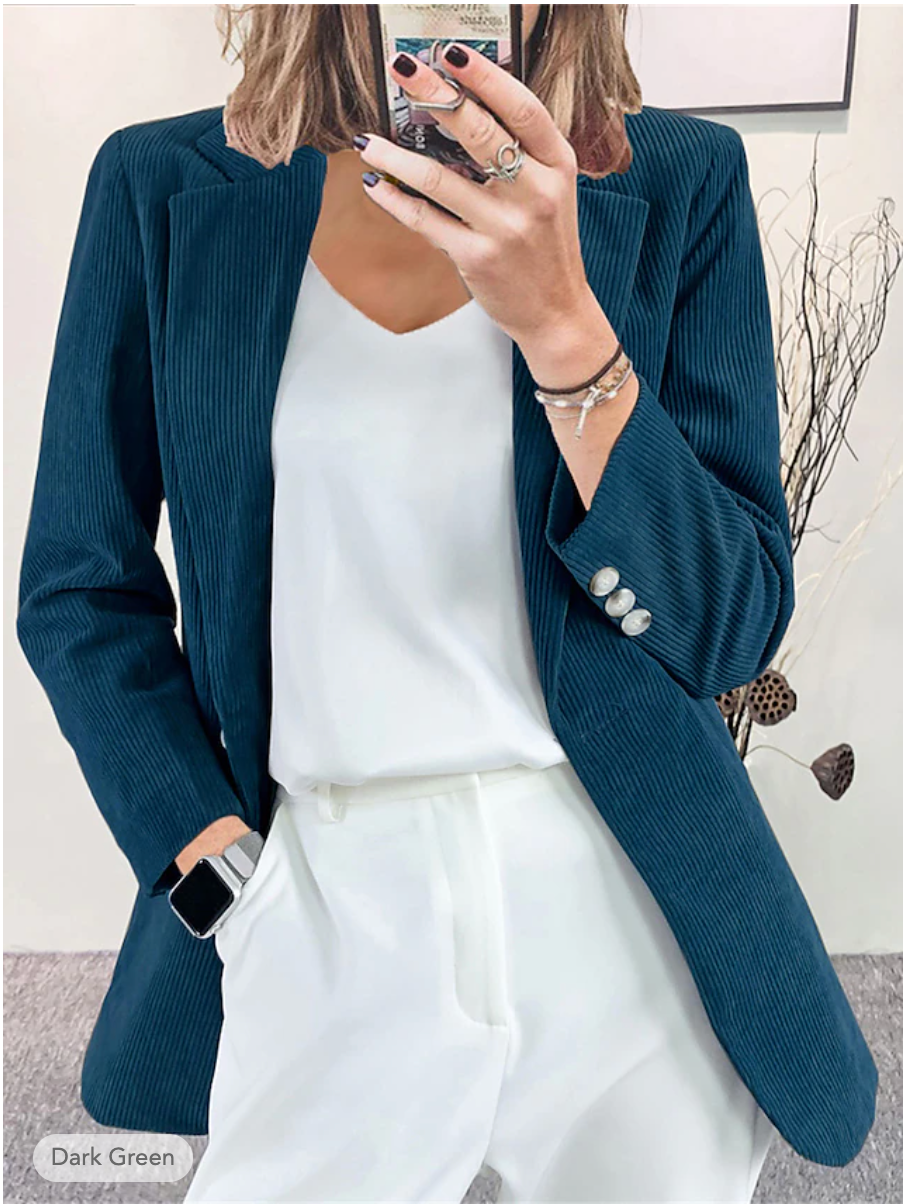 Brook - Veste formelle en velours côtelé