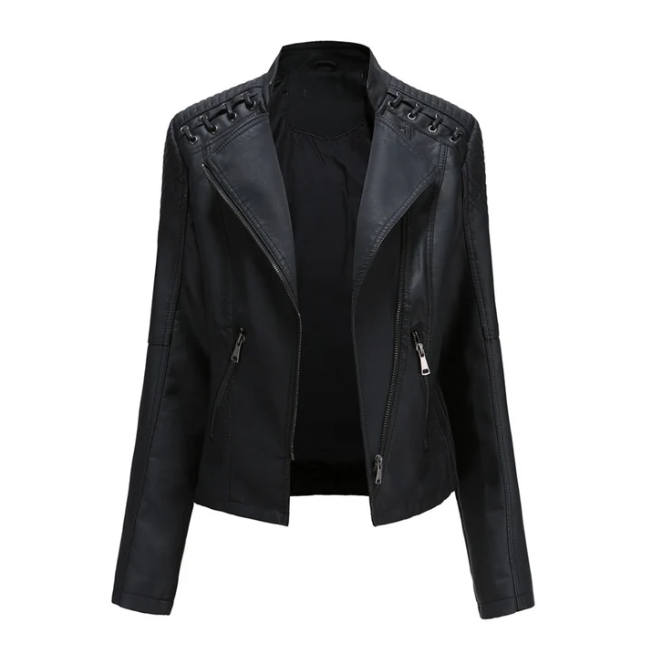 Marie - veste en cuir stylée