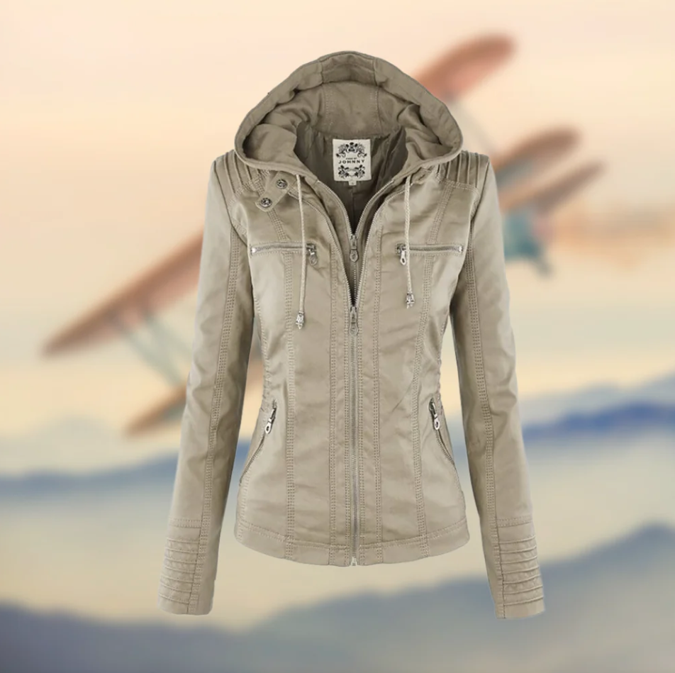 Aleena - veste en cuir élégante