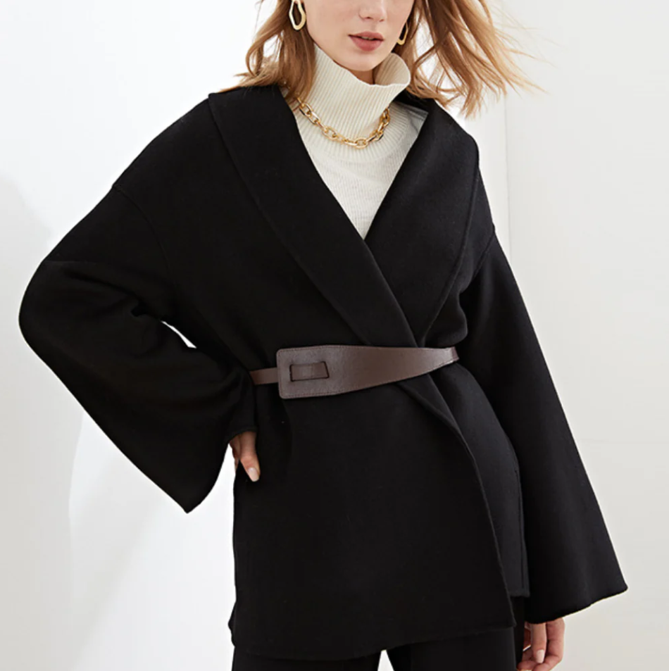 Aviva - veste de mode premium pour femmes avec ceinture