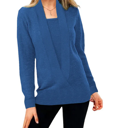 Aniek | pull en tricot unique avec col en V