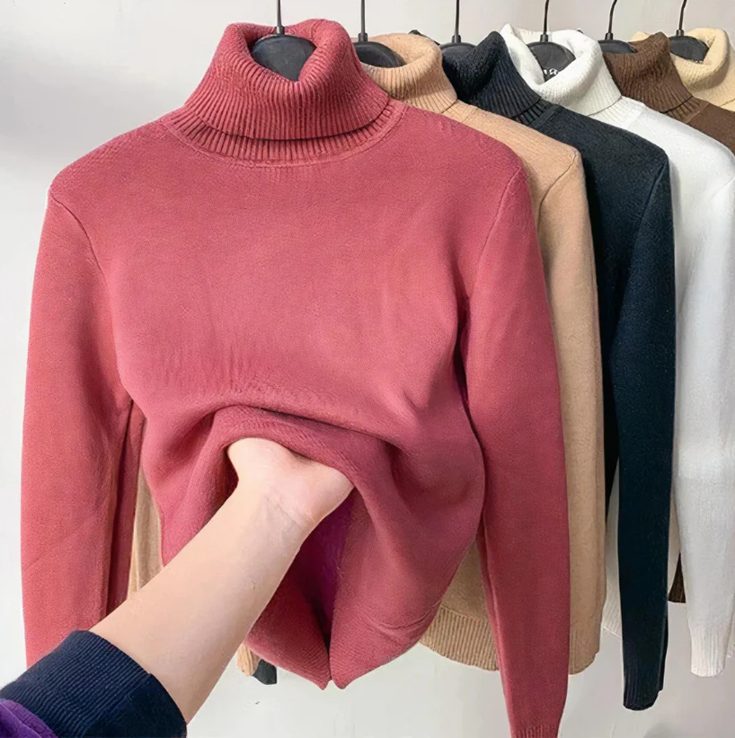 Isabella - pull à col roulé élégant pour femme