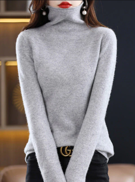 Helena – Pull Col Roulé Femme en Laine | Élégance Hivernale Chic