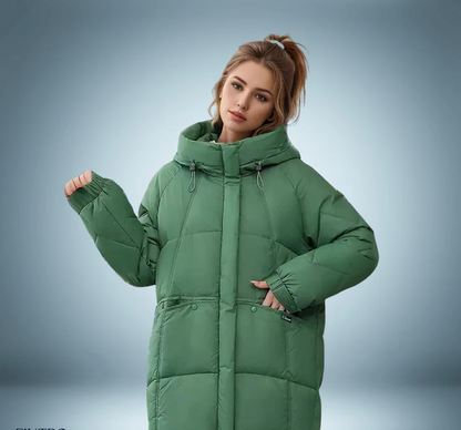 Doudoune à la mode en gris