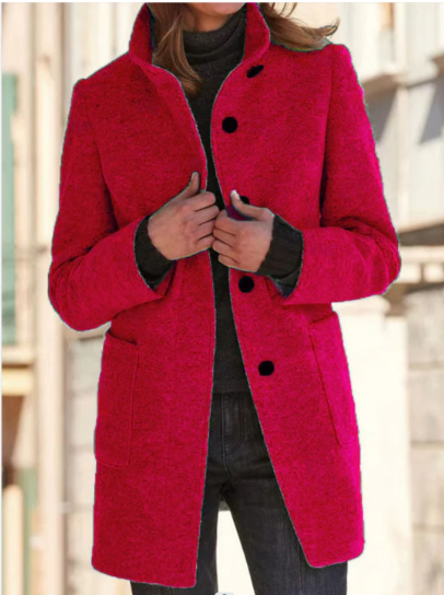 Manteau Felicity élégant et stylé avec boutons