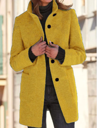 Manteau Felicity élégant et stylé avec boutons