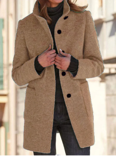 Manteau Felicity élégant et stylé avec boutons