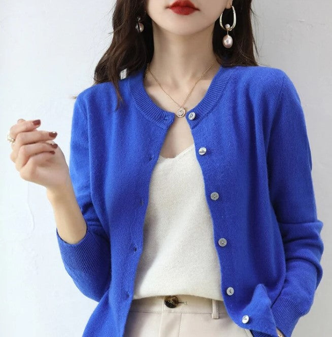 Evelyn - Veste fine en tricot pour le printemps