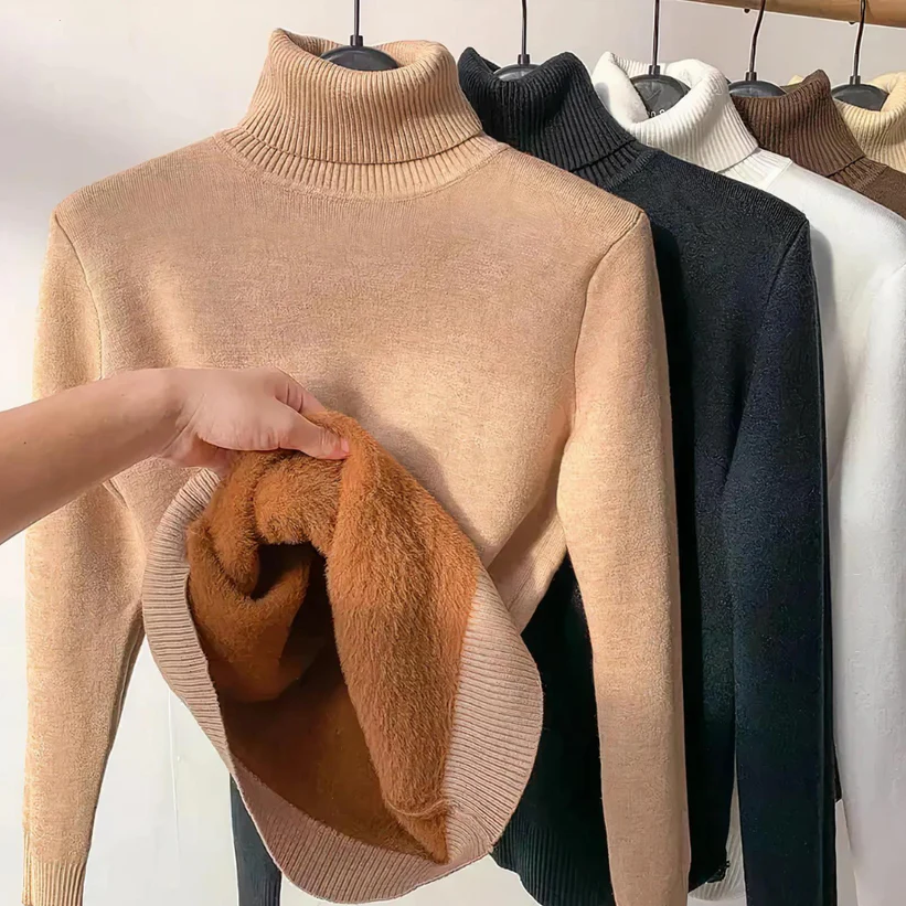 Isabella - pull à col roulé élégant pour femme