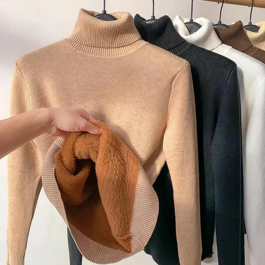 Isabella - pull à col roulé élégant pour femme