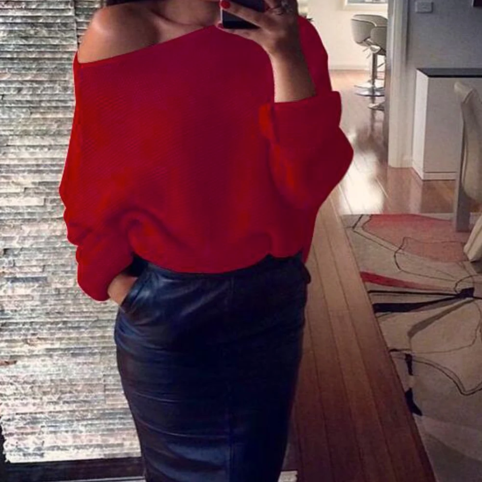 Mirka - pull élégant à épaules nues pour femme