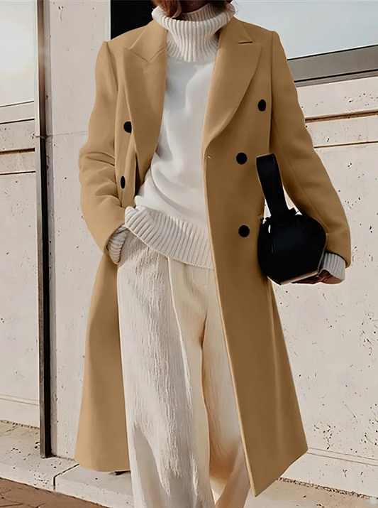 Selena - Veste à double boutonnage avec capuche