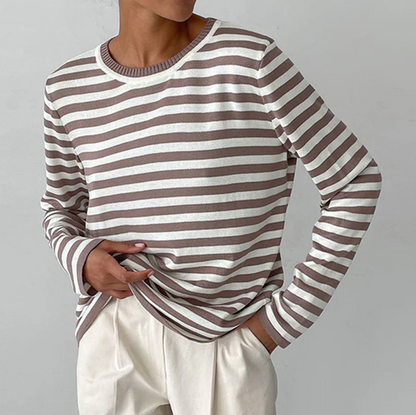 Chemise rayée à manches longues de Nachsommer