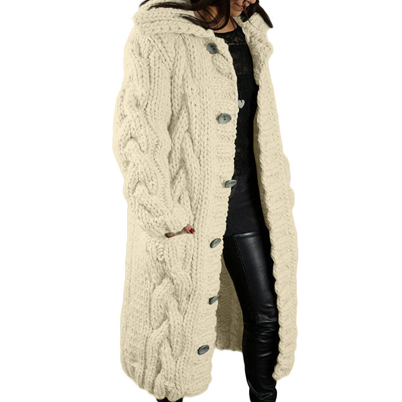 Ottiliedin | Veste longue en tricot pour femmes