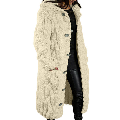 Ottiliedin | Veste longue en tricot pour femmes